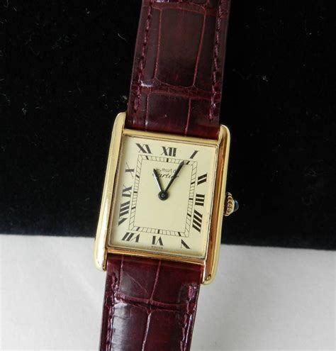 used cartier watch mens|vintage cartier watches for men.